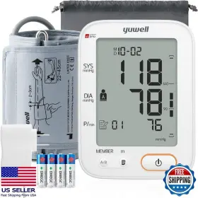 B09v2kc873 3m Automatic Digital Blood Pressure Monitor 2 Users Backlit Display 198 Records