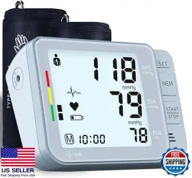B0dfpt9cwk 3m Home Blood Pressure Monitor With 2 Cuffs 2x120 Memory Usb And Batteries Included