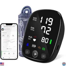 B0f1mh1ss8 3m Automatic Blood Pressure Monitor Large Cuff Bluetooth 2 Users 240 Memory