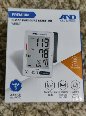 2407341 A&d Engineering Medical Premium Wrist Pressure Monitor Ub-543