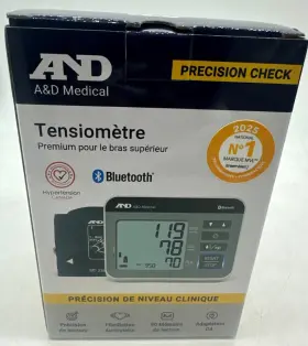A&d Medical 093764604584 Precision Check Advanced Multi-user Bluetooth Blood Pressure Monitor