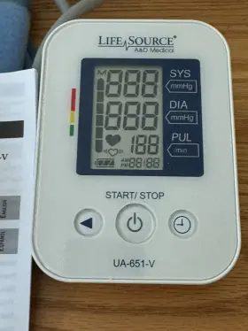 Ua-651-v A&d Medical Life Source Deluxe Blood Pressure Cuff Monitor #2