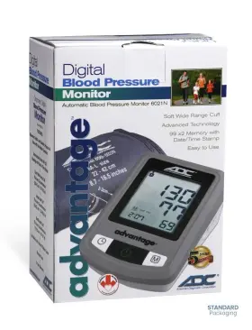 6021n Adc 634782074791 Advantage Automatic Digital Blood Pressure Monitor With Storage Case B #3