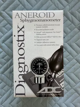 720-12xbk Adc Diagnostix 720 Aneroid Sphygmomanometer Blood Pressure Monitor