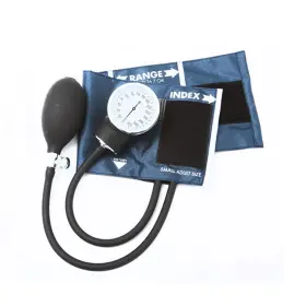 775-10san Adc Small Adult Cuff Arm Aneroid Sphygmomanometer Unit 2-tubes Blue 1 Each