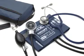 778-603n Adc Pros Combo Iii Professional Adult Pocket Aneroid/clinician Scope Set Wit
