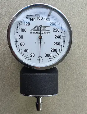 Adc A104437-8 Vintage Sphygmomanometer Certified Model Gauge