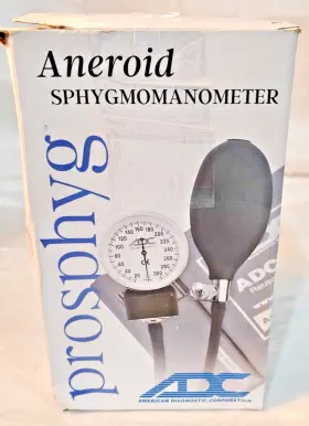 A639563dy Adc American Diagnostic Corporation Prosphyg Aneroid Sphyg Small Adult Black 1/ea