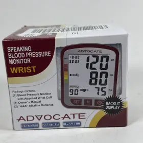 Spbp-02 Advocate Wrist Speaking Blood Pressure Monitor Model