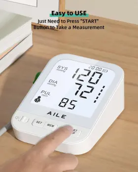 Aile 758211238773 Blood Pressure Monitor For Home Use Machine With Large Lcd Ba #3