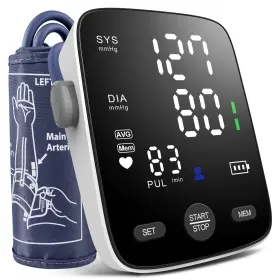 Aile 758211238797 Blood Pressure Monitor For Home Use Machine With Large Led Ba