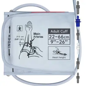 Alcarefam 750961750253 Xxxl Blood Pressure Cuff 9 Inch -26 22-66cm Extra Large Compatible With O