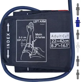 Bd42 Alcarefam Large Blood Pressure Cuff 8.7 Inch -16.5 22-42cm Bp Compatible With