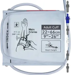 Bd66 Alcarefam Xxxl Blood Pressure Cuff 9 Inch -26 22-66cm Extra Large Compatible