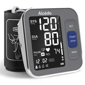 Alcedo 856471007228 Monitor For Home Use Automatic Digital Bp Machine With Large Cuff Upper