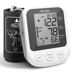 Alcedo 856471007525 Blood Pressure Monitor For Home Use Accurate Upper Arm Bp Machine With Large