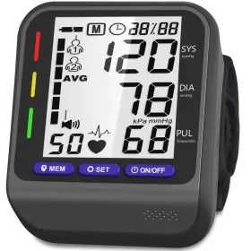 Aleshon 731905218213 Wrist Blood Pressure Monitor With Adjustable Cu