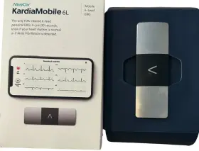 25747-ac019 Alivecor Kardiamobile Personal Ekg 6l - Wireless 6-lead Kardia Mobile