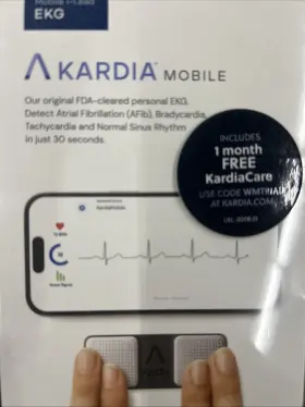 Ac-009-ua-r Alivecor Kardiamobile 1-lead Personal Ekg Monitor Record Ekgs At Home Detects
