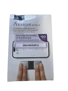 Lbl-0015.01 Alivecor Kardiamobile Personal Ekg Device With 6-month Kardiacare Membership Fd