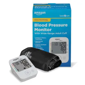 59-553 Amazon Basic Care Blood Pressure Monitor Wide Range Arm Cuff With Large