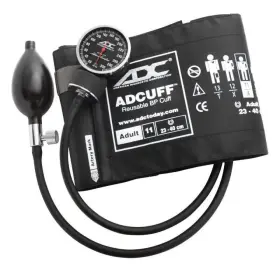 American Diagnostic Corporation 313107578571 Adult Cuff Arm Aneroid Sphygmomanometer Unit 2-tubes Black 1 Each