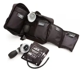 4-cuff American Diagnostic Corporation 732bk 732-bk Multikuf 732 Emt Kit With 804 Portable Adult 4 Cuff Black