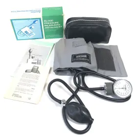 7110 Anchor Vintage Aneroid Sphygmomanometer Manual Blood Pressure 1975