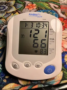 Adf-b19 Andesfit Health Wireless Arm Type Blood Pressure Monitor