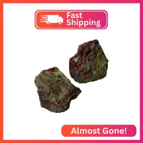 Apengshi B0ckr8gw3b Natural Raw Dragon Blood Stone Crystal 2pcs Healing Rough