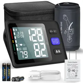 Aqeso 610521272772 Blood Pressure Monitor Upper Arm With Large Cuff 9 Inch -17 Automatic Digital Bl