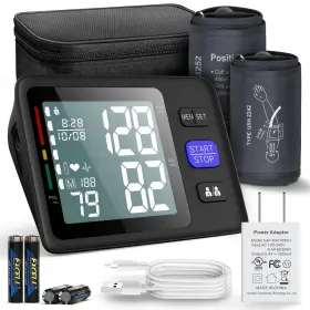 Aqeso 717211695474 Blood Pressure Monitor Upper Arm 2 Size Cuffs 9 Inch -17 And 13 -21 Fit From Med