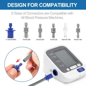 Aqeso 762704503026 Full-size Blood Pressure Replacement Cuffs - 5.9-9.5 And 9-21 Inches Fit Small #2