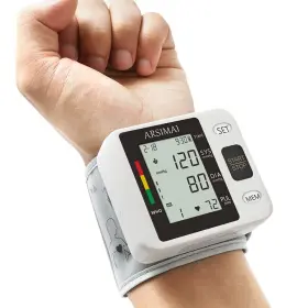 Bsx312 Arsimai Wrist Accurate Automatic High Blood Pressure Monitors Portable Lcd Screen Irr