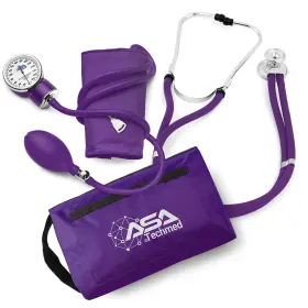 Asa Techmed 689384888505 Dual Head Sprague Stethoscope And Sphygmomanometer Manual Blood P