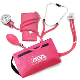 Asa Techmed 810088741425 Dual Head Sprague Stethoscope And Sphygmomanometer Manual Blood Pressure Cuff