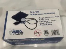 Asa Techmed 970366970016 Aneroid Sphygmomanometer Adult Size Cuff Latex Free