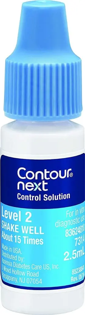 7314 Ascensia Blood Glucose Control Solution Level 2 For Diabetes Testing 2.5ml
