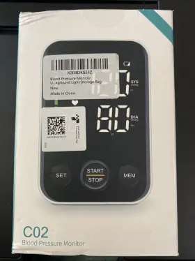 45678 Astart Blood Pressure Monitor Automatic Upper Arm Bp Cuff Machine With Backlit Led