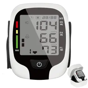 Bdun 445002820837 Wrist Blood Pressure Monitor Automatic Heart Rate Memory With Case