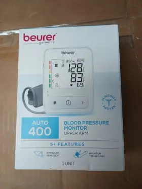Beurer 810110200111 Auto 400 Blood Pressure Monitor Upper Arm 5 Features New Fast Shipping