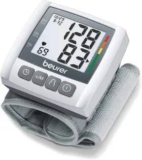 Beurer 852547004696 Wrist Machine With Adjustable Cuff - Automatic And Digital Monitor 2x60