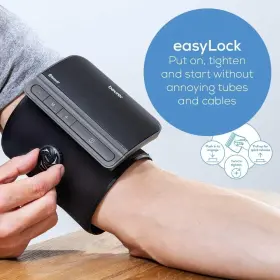 Bm81 Beurer Easy Lock Automatic Upper Arm Blood Pressure Monitor Battery Powered #2