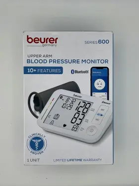 Beurer North America 850018808590 Germany Series 600 Upper Arm Blood Pressure Monitor With Bluetooth