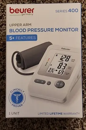 Beurer North America 852547004702 Series 400 Blood Pressure Arm Bp Monitor Tested Great Condition