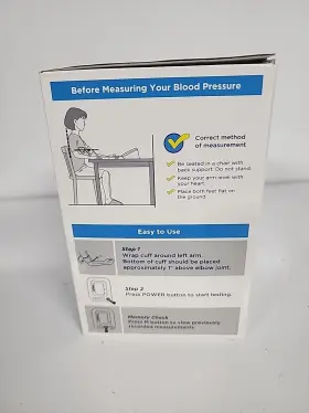 Blue Jay 652508379760 Automatic Blood Pressure Monitor With X-large Cuff - Perfect Measure #2