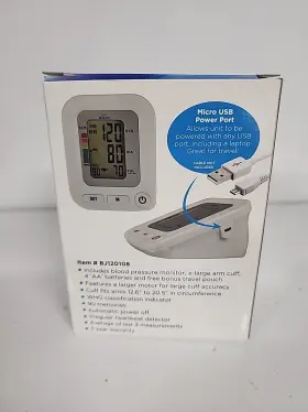 Blue Jay 652508379760 Automatic Blood Pressure Monitor With X-large Cuff - Perfect Measure #3