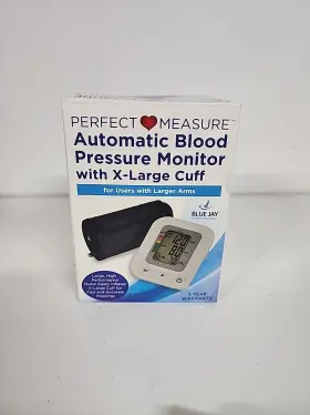 Blue Jay 652508379760 Automatic Blood Pressure Monitor With X-large Cuff - Perfect Measure