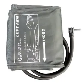 Bj120101 Blue Jay Adult Standard Gray Black Blood Pressure Cuff Fits Arms Only