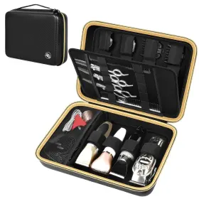 Hnk-18 Boobowl Hard Travel Case For Hair Clippers Cutting Barber Supplies Orga